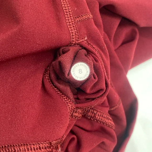 Lululemon Deep Rouge Wunder Under High-Rise Tight | Size 8, 28” Inseam - Picture 7 of 7